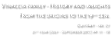 Vinaccia family - History and insights From the origins to the 19th cen. GuitArt - Nr. 87 21st year (July - September 2017) pp. 11 - 18